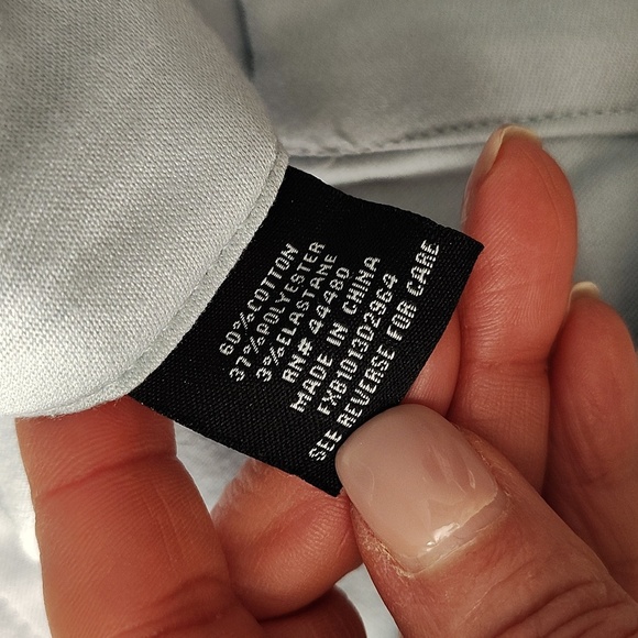 Tinsel Liem Blue Capris with Sleek cropped 30 style zip ankle stretch mid rise - Picture 6 of 10